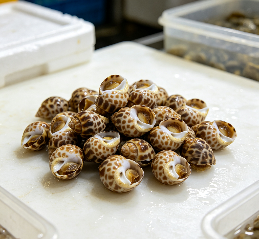 Steamed Sea Snails