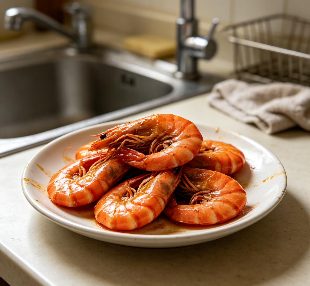 Glazed Whole Prawns