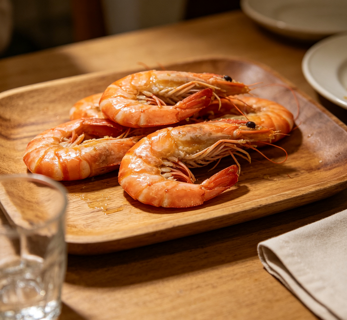 Glazed Whole Prawns
